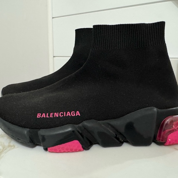 Balenciaga speed sneaker 2.0 pink black size 9